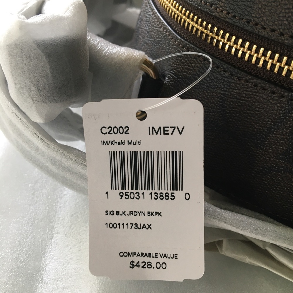 🔥RETIRED😍Coach Jordyn Backpack In Signature Canvas PRICE FIRM - Picture 11 of 11
